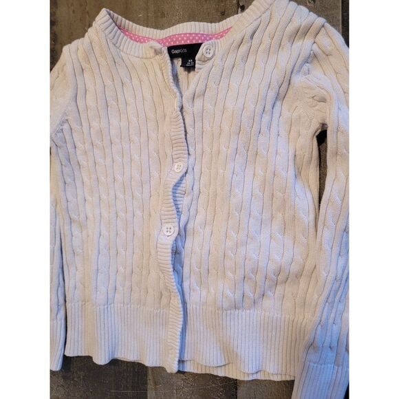 GapKids white cardigan youth - Picture 2 of 4